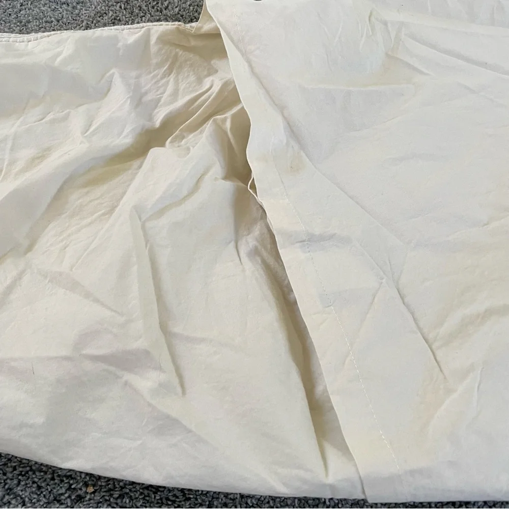 Parachute white waffle knit extra long sham pillow covers set of two